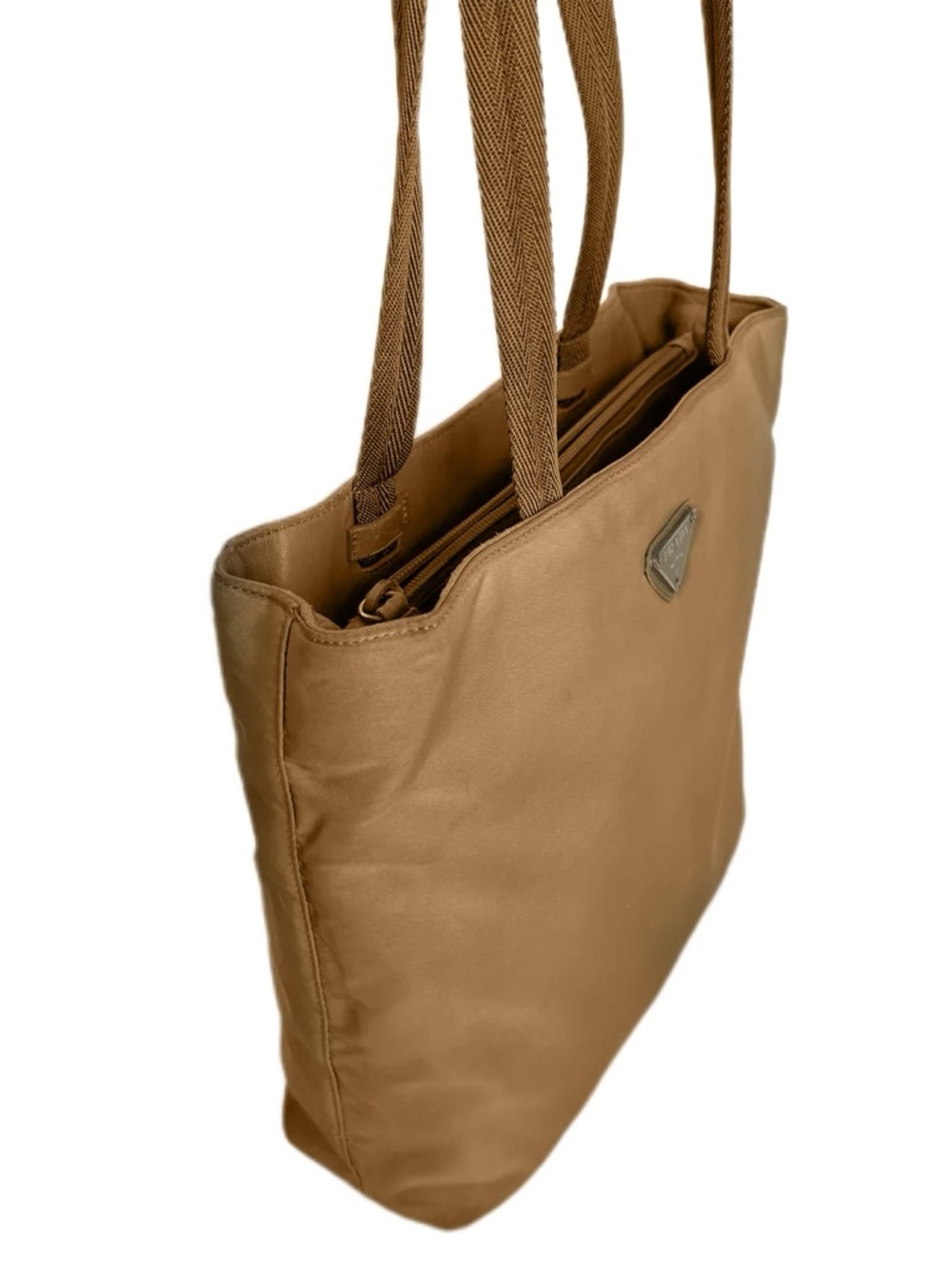 Prada Nylon Tessuto Tote Bag - Army Beige - Picture 8 of 13